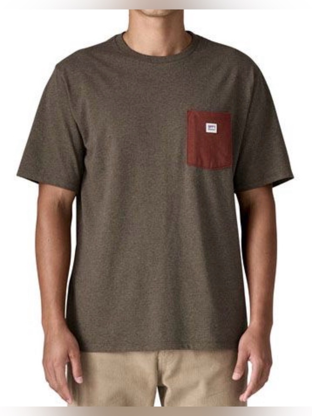 Patagonia Mens Shop Sticker Short Sleeve